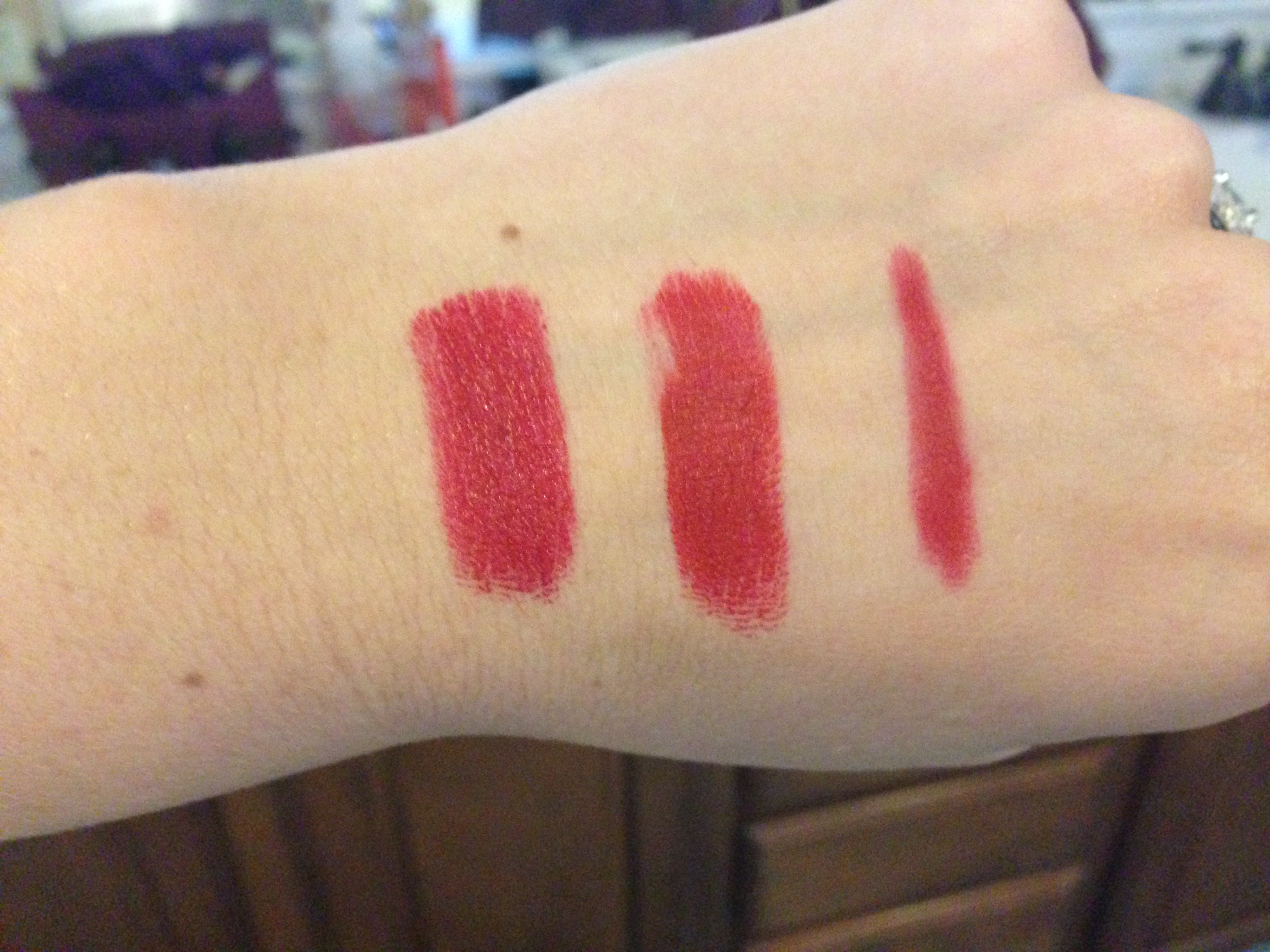 My red lip collection!